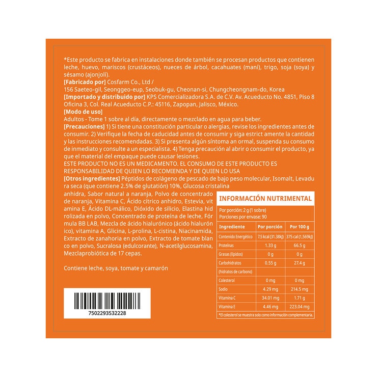 BB LAB Glutatión Colágeno W 30 Sticks