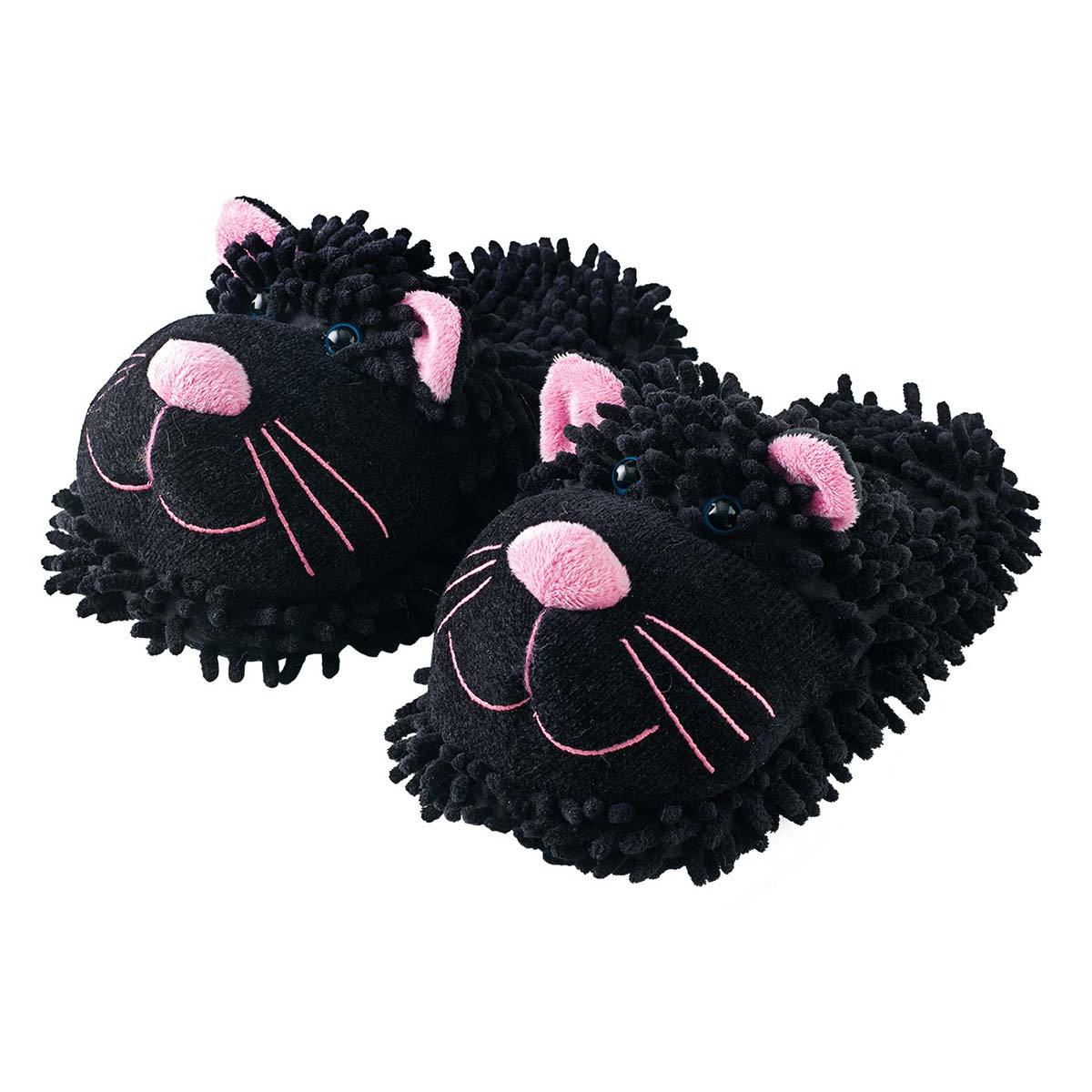 Cozy Home, Pantuflas Fuzzy Modelo Gato para Dama Cozy Home, Pantuflas Fuzzy Modelo Gato para Dama