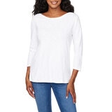 Kirkland Signature Blusa para Dama Blanco Chica