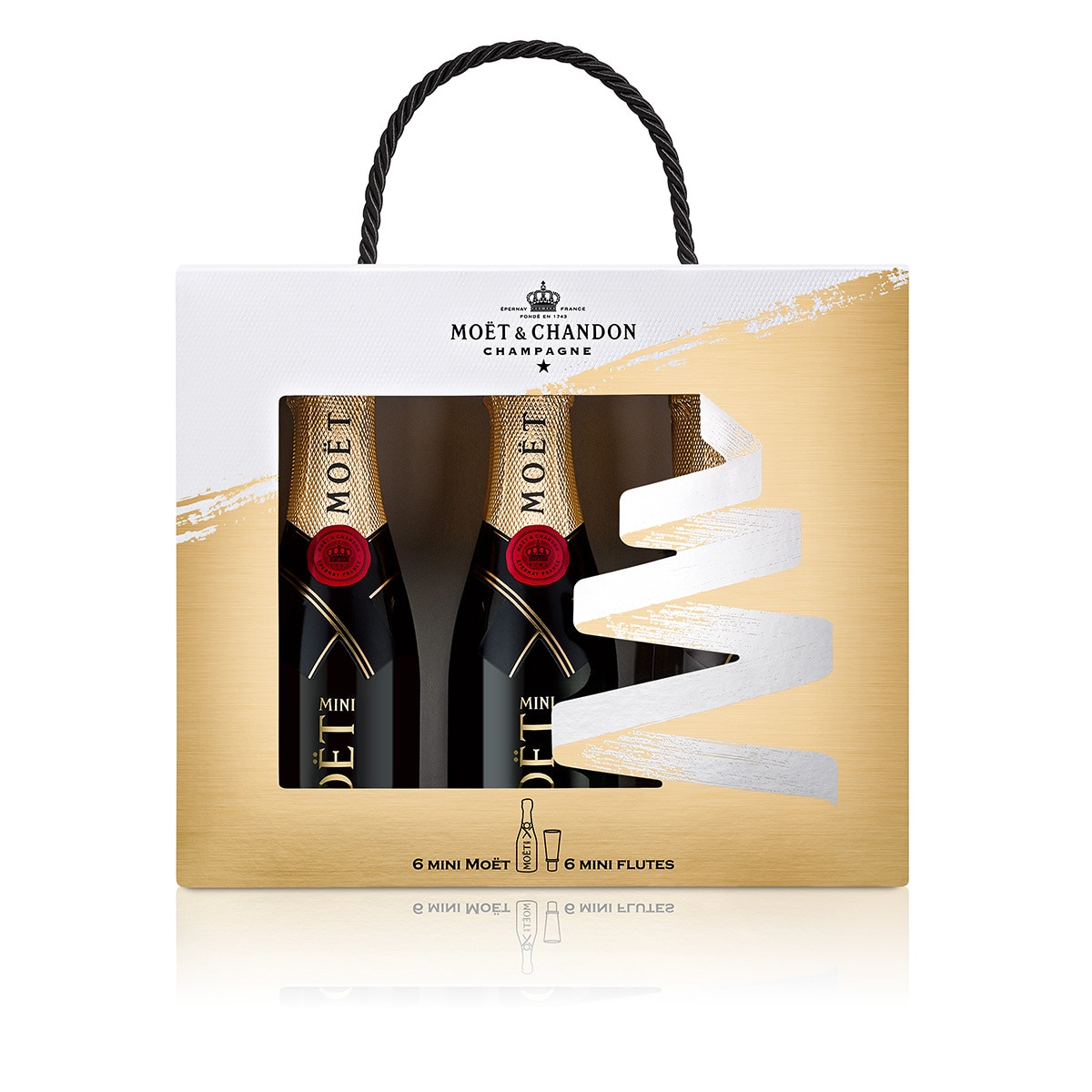 Champagne Mini Moët Imperial 6/200ml Costco México