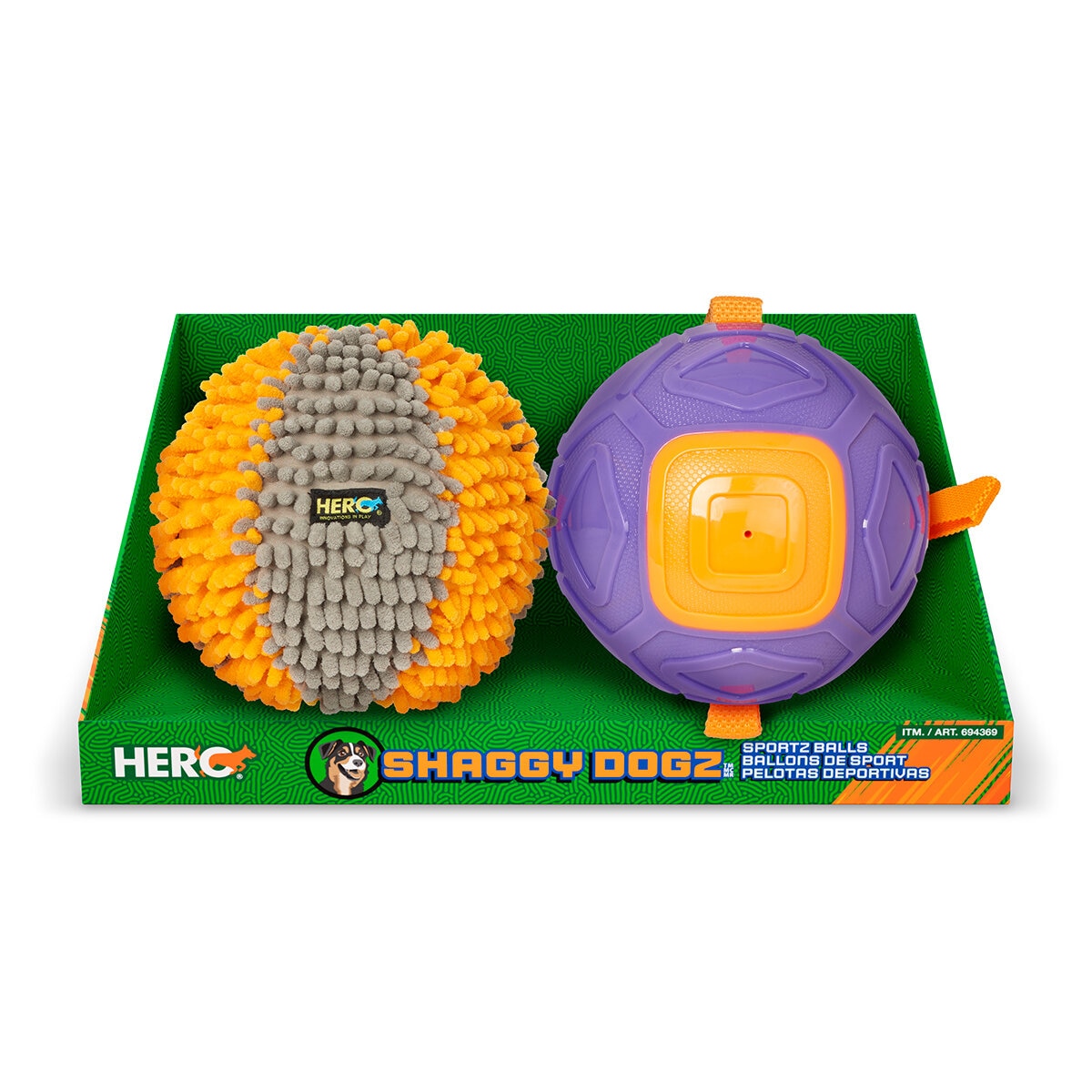 Shaggy Dogz Pelotas Deportivas para Perro 2 pzas