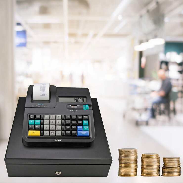 Royal Caja Registradora para Punto de Venta Modelo 140DX
