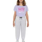Fila Pants tipo jogger 2 piezas para Niñas Negro / Oxford 14 / 16 Años