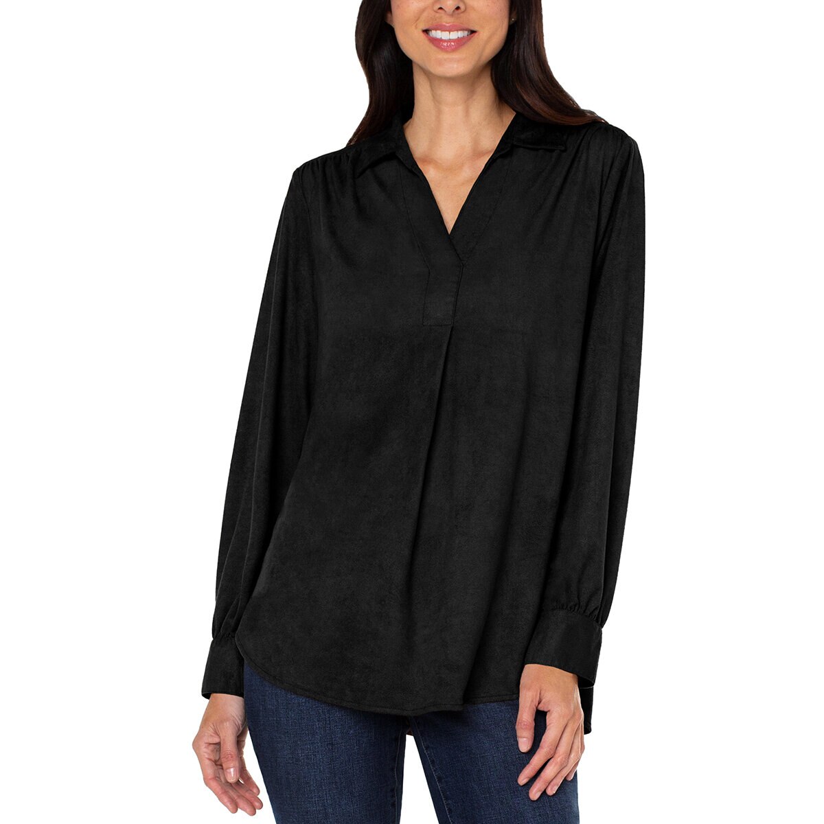 Matty M Blusa para Dama Negro Mediana