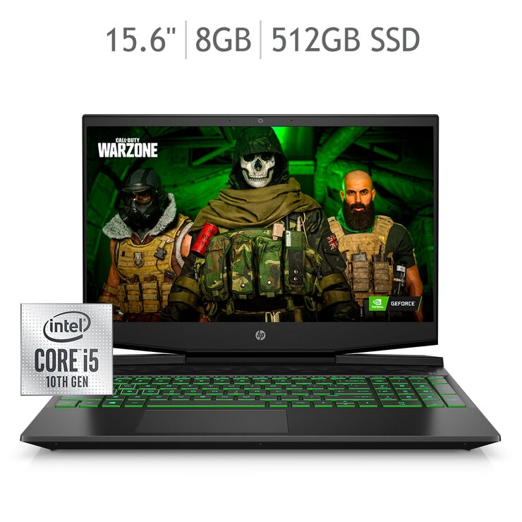 HP Pavilion Gaming Laptop 15.6" NVIDIA® GeForce® GTX 1050 Intel® Core™i5-10300H 8GB 256GB SSD