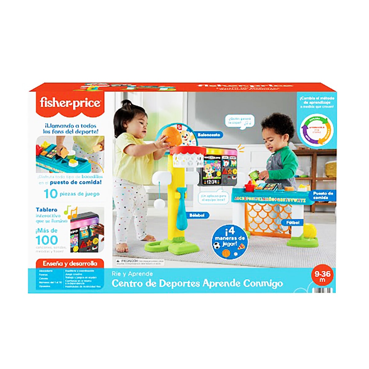 Fisher Price Centro de Deportes Juega y Aprende