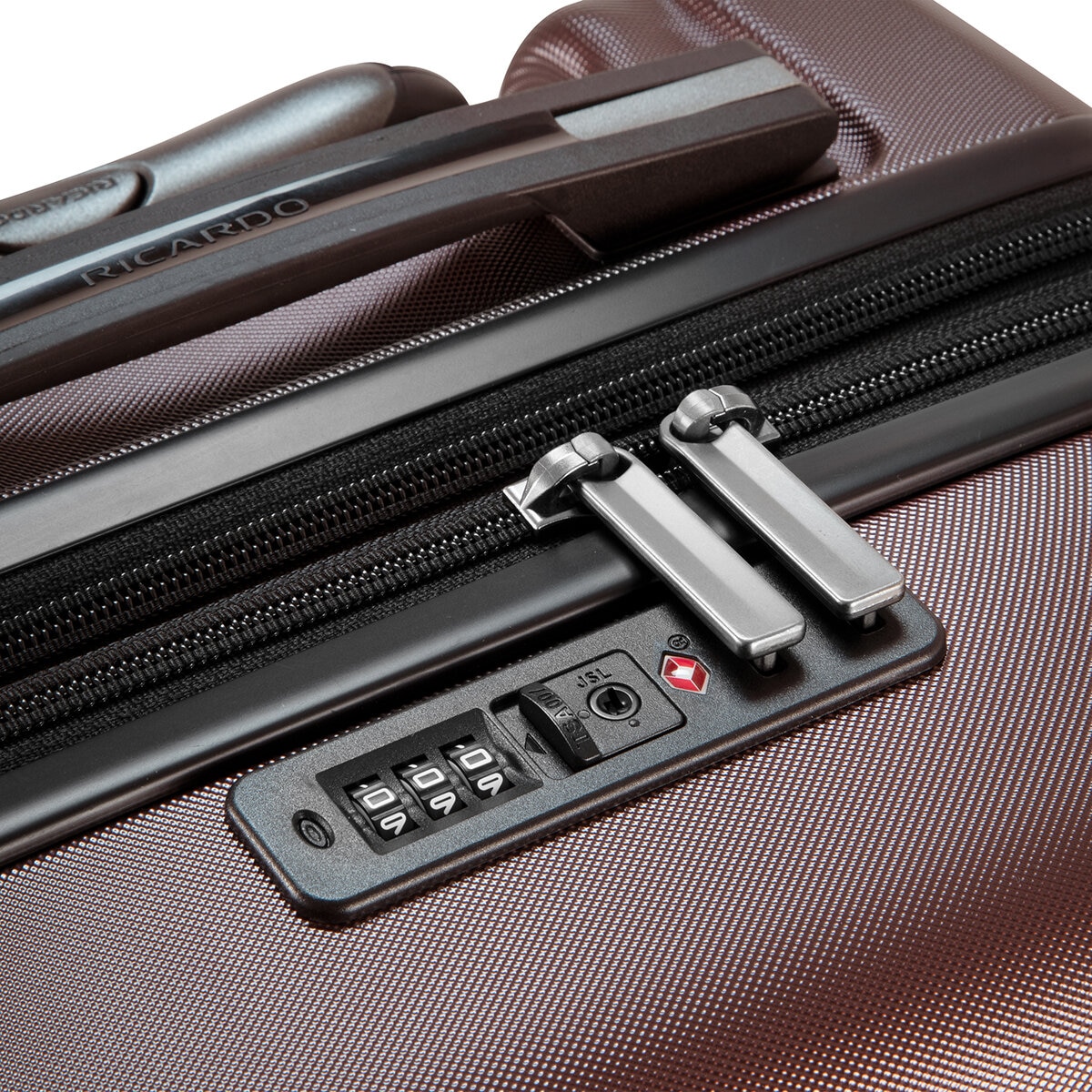 Ricardo Beverly Hills Maleta Carry On Eco Pet Burgundy