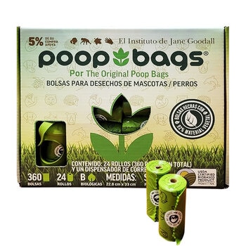 Poop Bags Bolsas para Desechos de Mascotas 360 pzas