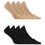K.Bell Calcetines para Dama 8 pares 4 beige y 4 negros