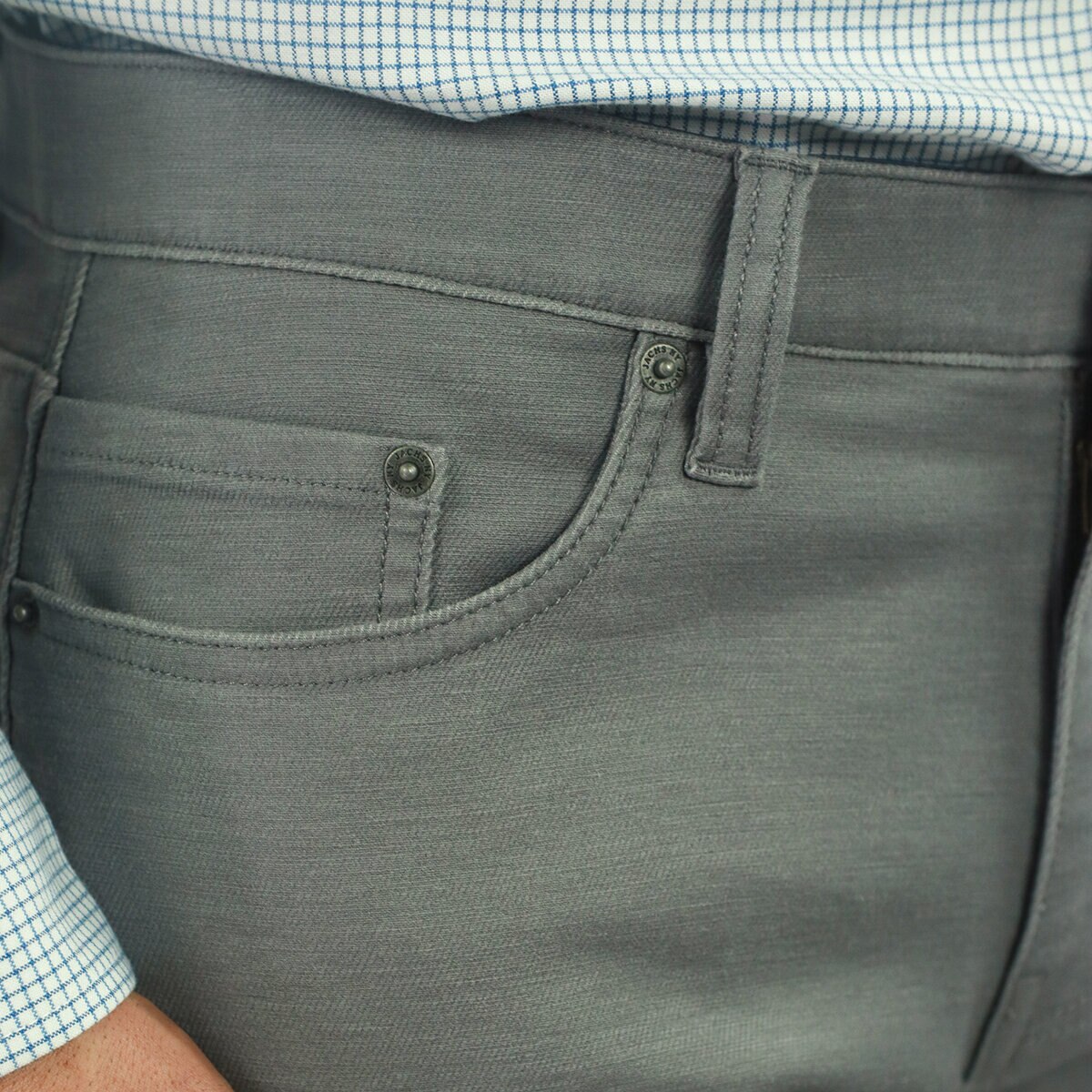 Jachs Pantalones para Caballero Gris 30 x 32