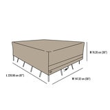 Seasons Sentry Funda para Set de Muebles de Jardín con Mesa Rectangular