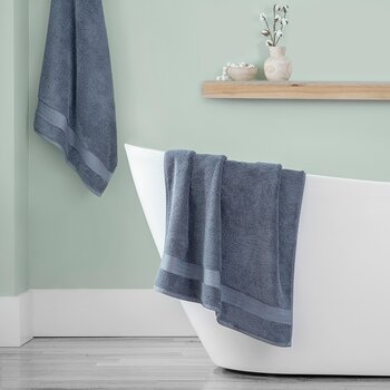 Purely Indulgent, Toalla para Baño, Color Azul