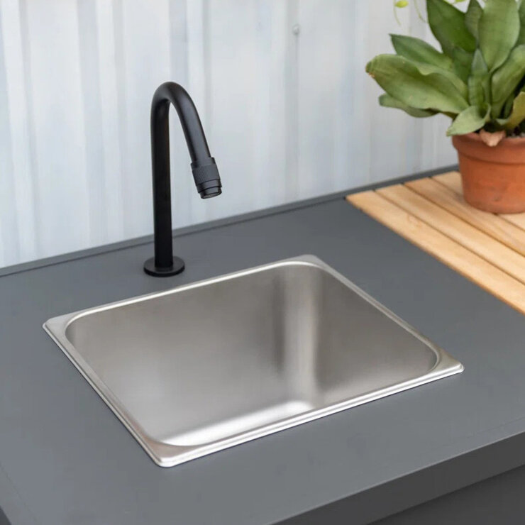 Midtown Concept, Amber Cocina Exterior de Aluminio y Madera de Teca Midtown Concept, Amber Cocina Exterior de Aluminio y Madera de Teca