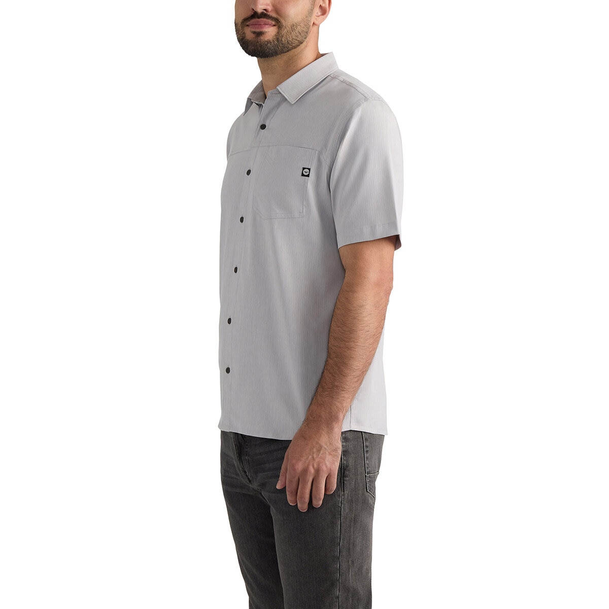 Hi - Tec Camisa para Caballero Gris Extra Grande