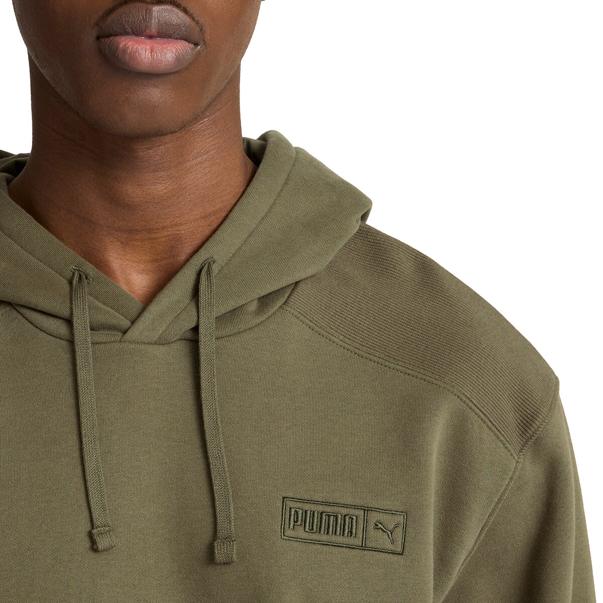 Puma Sudadera para Caballero Verde Extra Grande