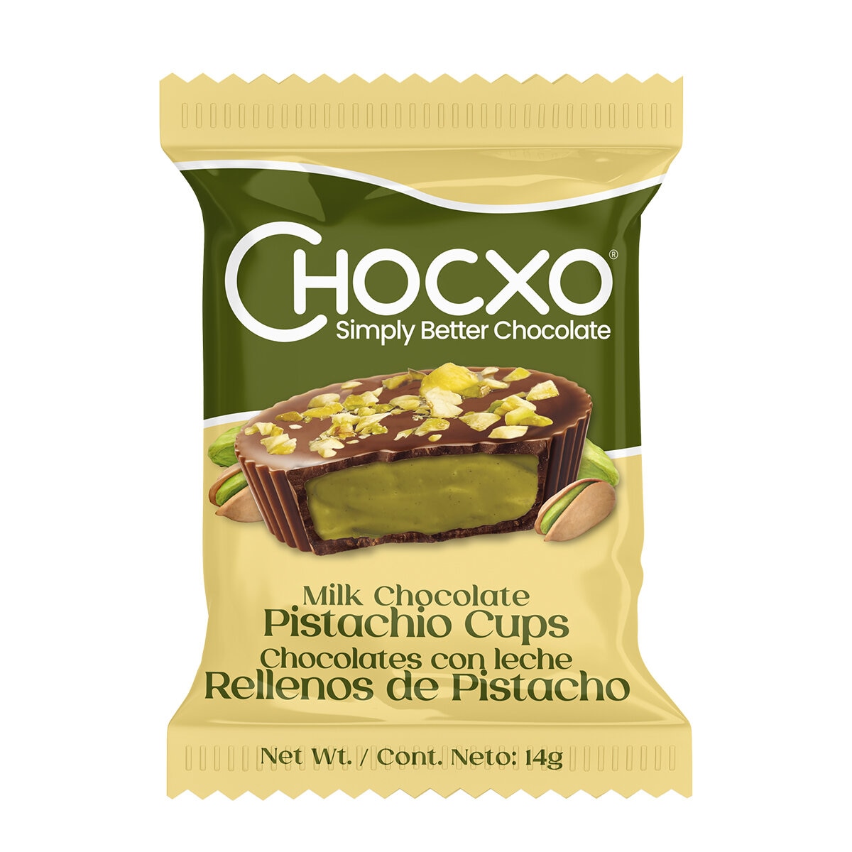 Chocxo Chocolates Rellenos de Pistache 420 g
