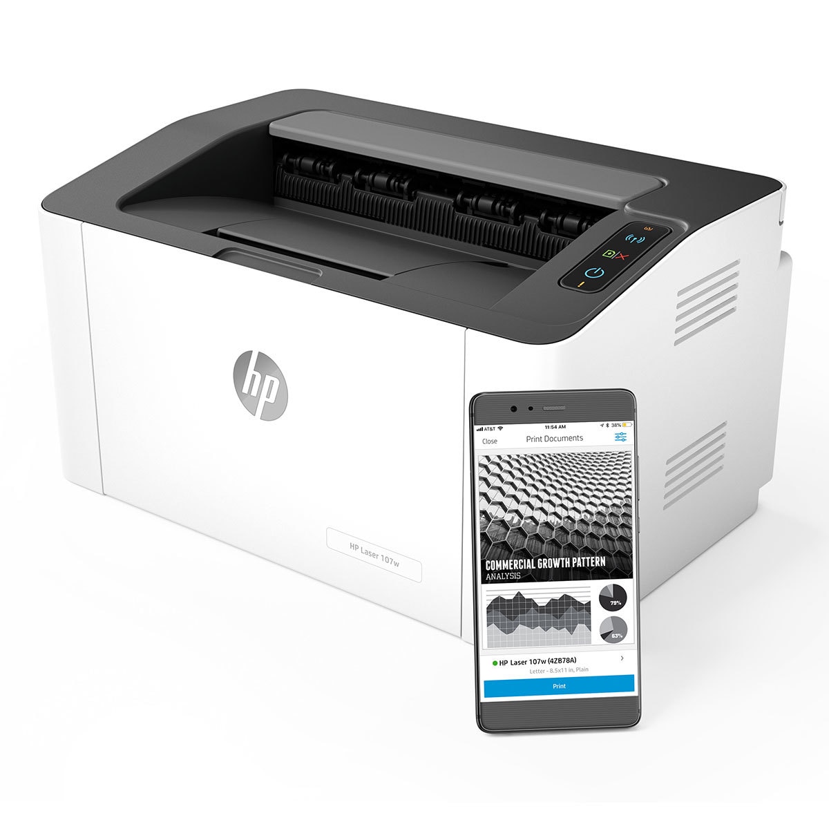 HP impresora Laser 107w Costco México