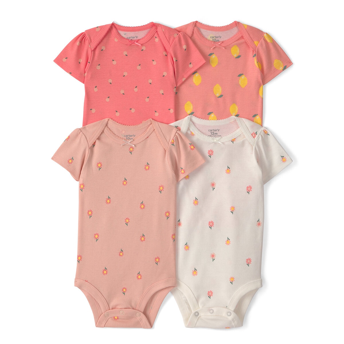 Carter's Pañalero 4 Piezas para Bebés Varias Tallas y Colores