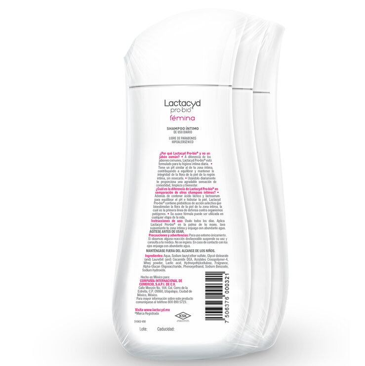 Lactacyd Pro.bio 3 de 200 ml c/u