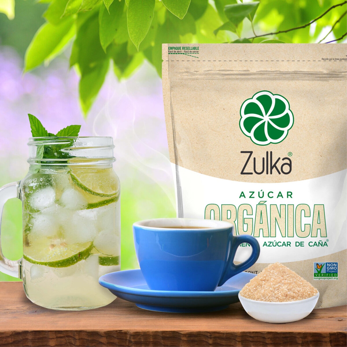 Zulka Azúcar Morena Orgánica 3.6 kg