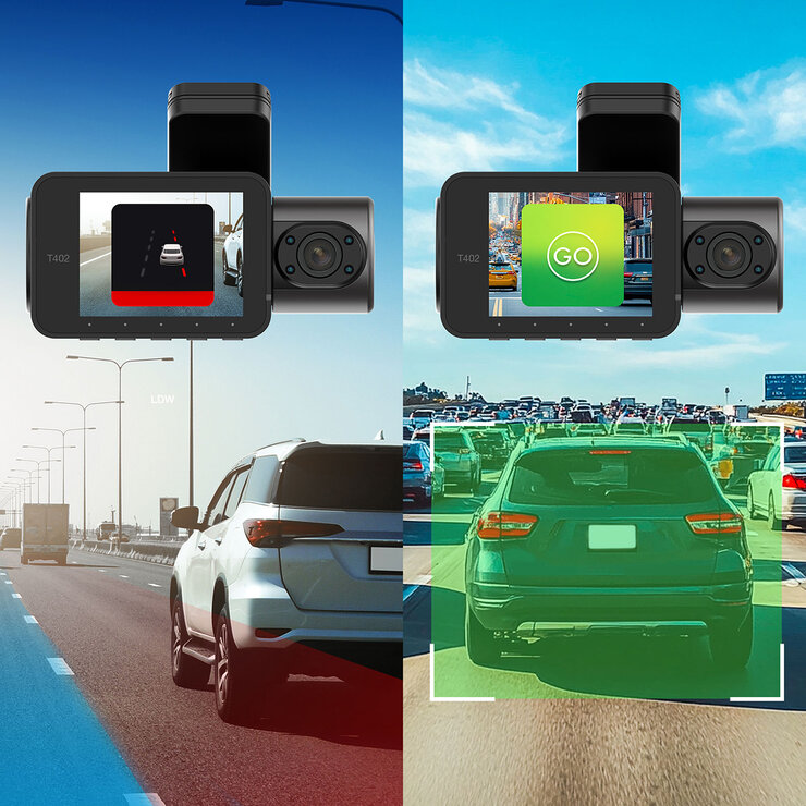 TypeS Dashcam Dual para Auto