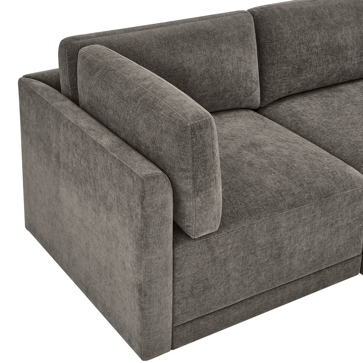 Thomasville, Fallon, Seccional Modular de Tela de 6 piezas con Otomano