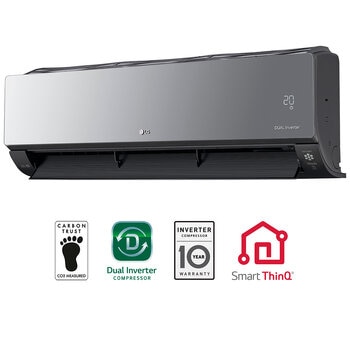 LG Aire Acondicionado ArtCool Inverter, VR182CW, Solo Frío, 220V, 1.5 Toneladas, 18,000 BTU/h, Wifi