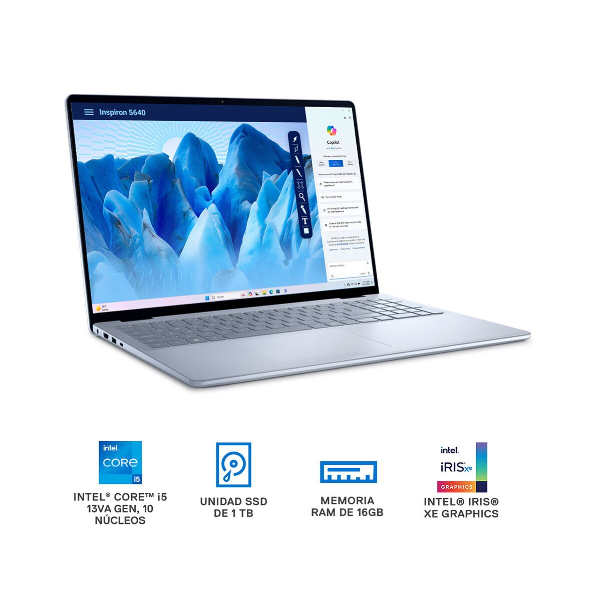DELL Inspiron 5640 Laptop 16" Full HD Intel Core i5 16GB 1TB SSD