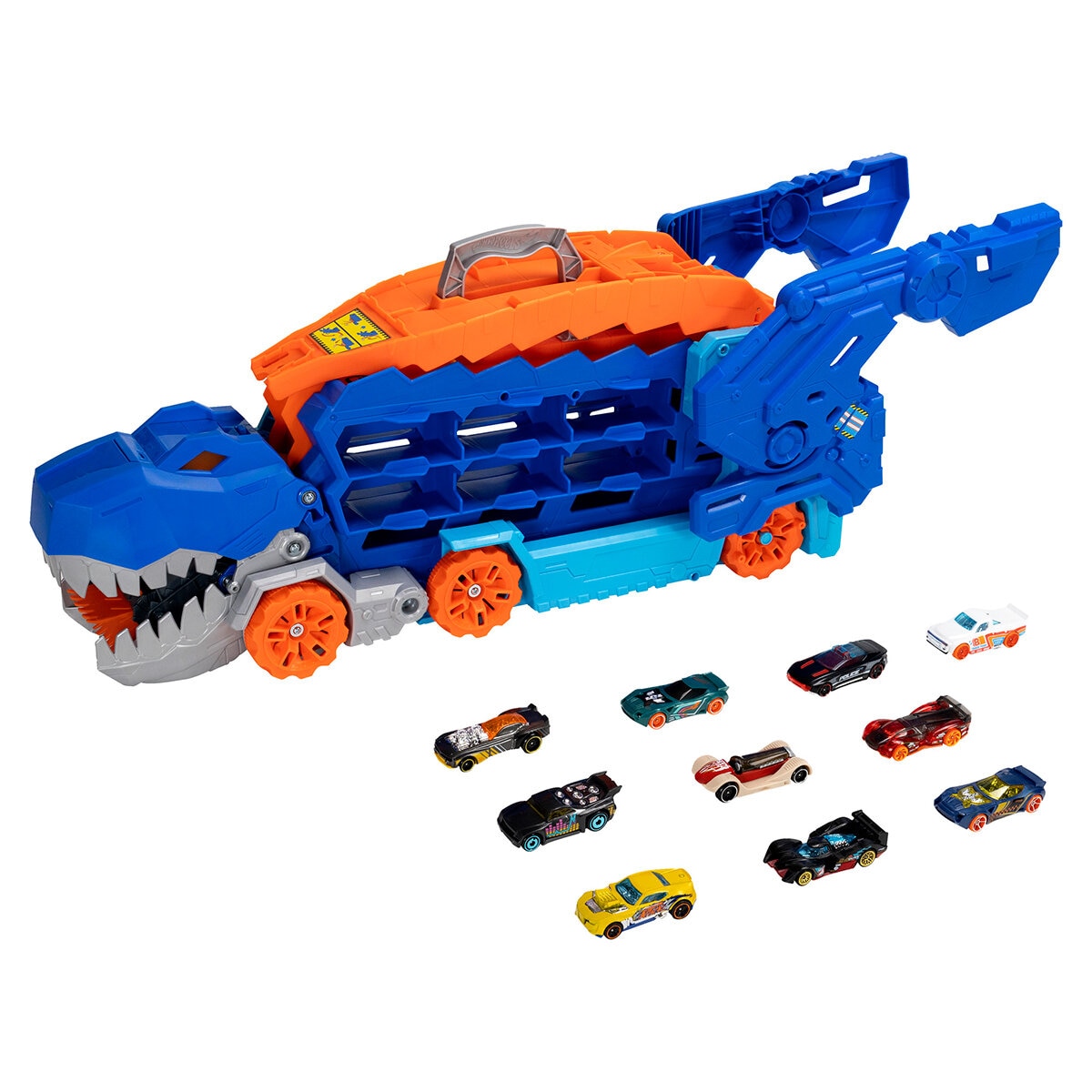 Hot Wheels Super Remolque de T-Rex Hot Wheels Super Remolque de T-Rex