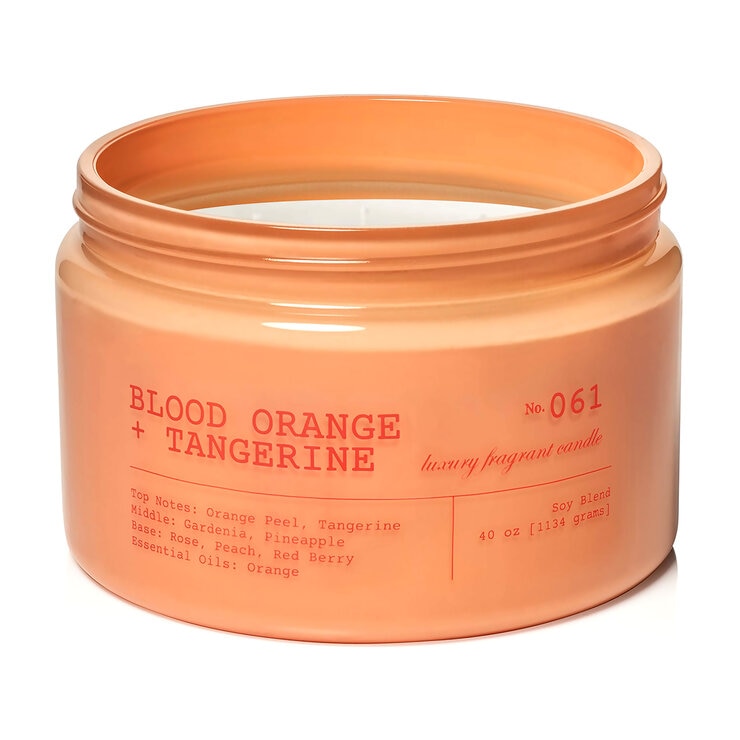 Bellevue Luxury Candles, Vela de Lujo, Blood Orange Tangerine