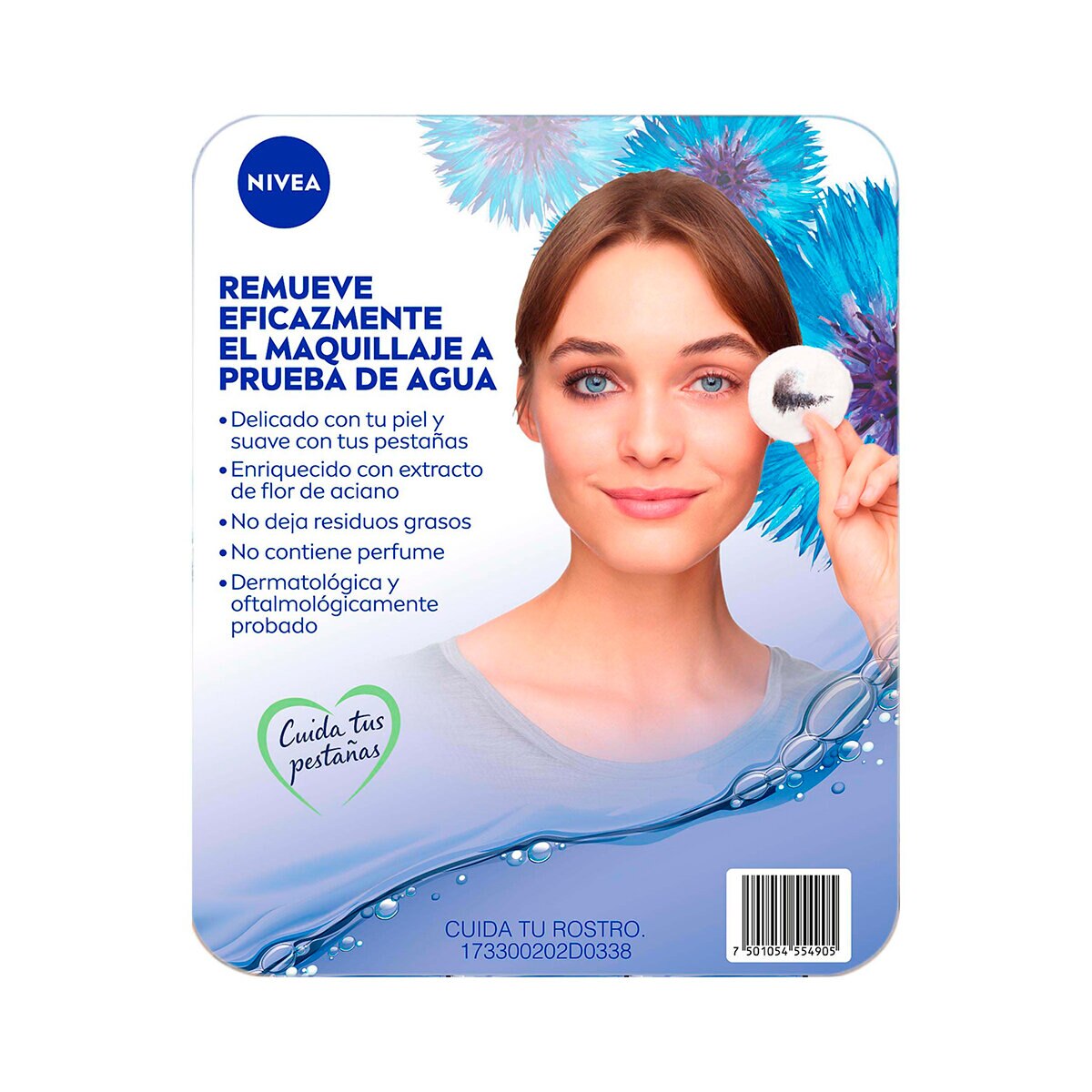 Nivea Desmaquillante Bifásico para Rostro 3 pzas de 125 ml c/u