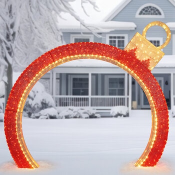 Arco de Ornamento de 2.7m con Luces Parpadeantes