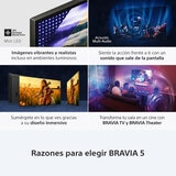 Sony Pantalla 85" BRAVIA 5 Miniled 4K Google TV