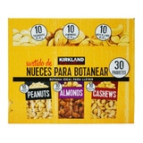 Kirkland Signature Nueces para Botanear Surtidas 30 pzas de 45.35 g