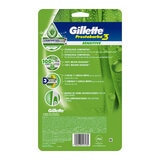 Gillette Prestobarba 3 Rastrillos desechables Sensitive 16 pzas