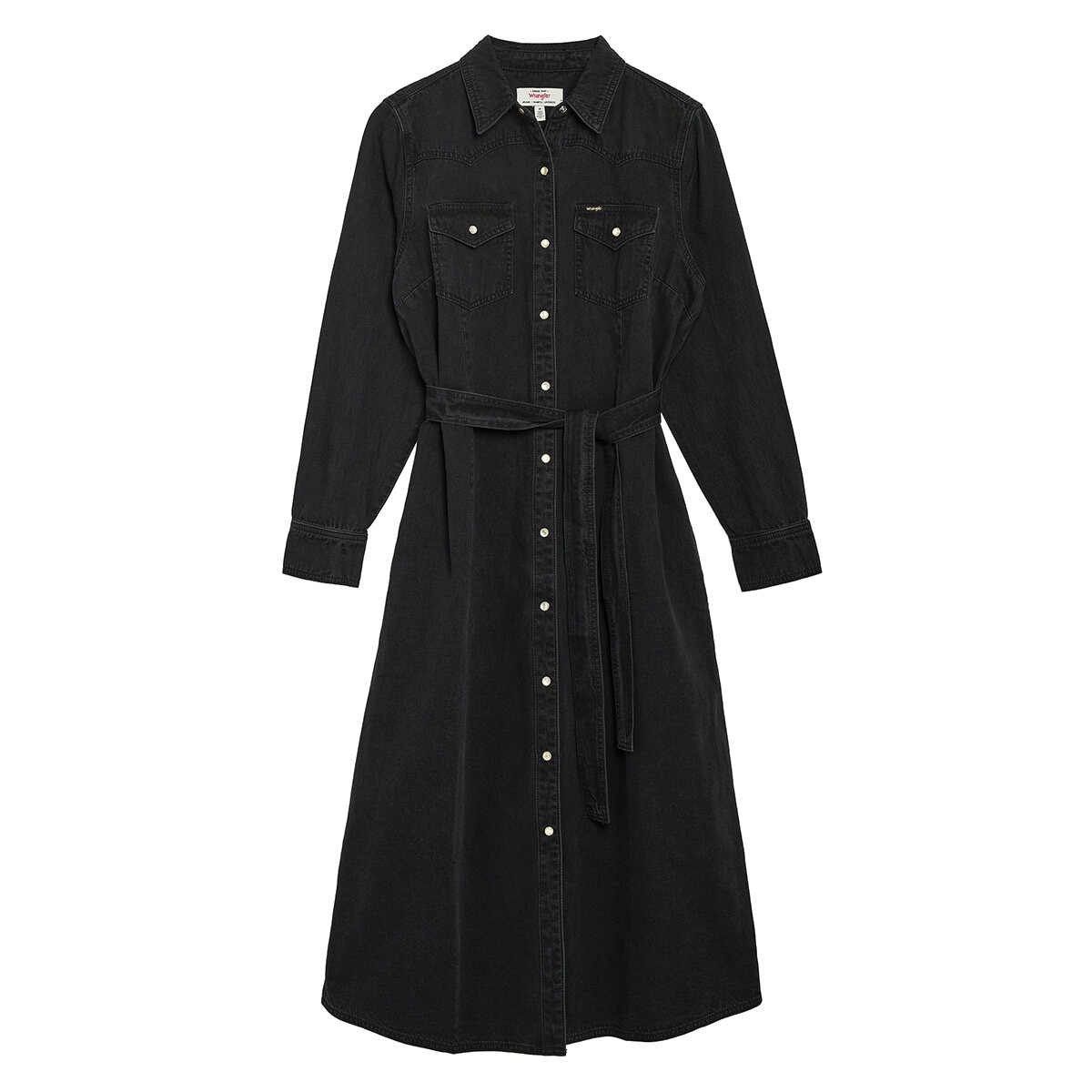 Wrangler Vestido de Mezclilla para Dama Negro Extra Chica Wrangler Vestido de Mezclilla para Dama Negro Extra Chica