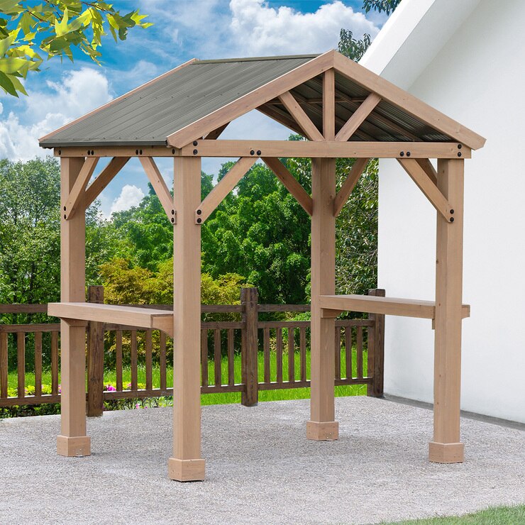 Yardistry Pérgola Pequeña de Madera para Jardín | Costco México
