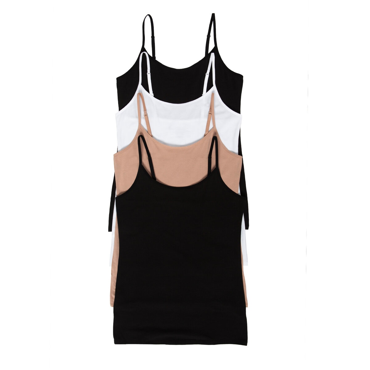 Black Bow Camisetas interiores para Dama 4 piezas Varias tallas