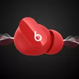 Beats Studio Buds rojos,  audífonos inalámbricos con cancelación de ruido