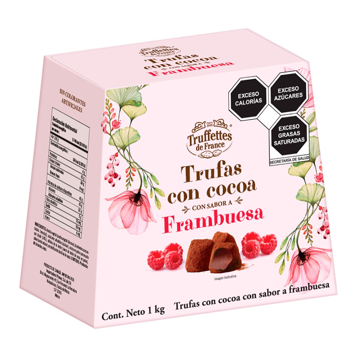 Truffettes de France Trufas con Cocoa Sabor a Frambuesa 1 kg