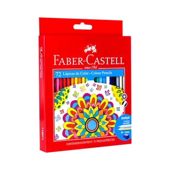 Faber-Castell Estuche con 72 Ecolápices Hexagonales