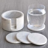 Luhom, Set de Portavasos de Mármol 6 piezas Varios Colores