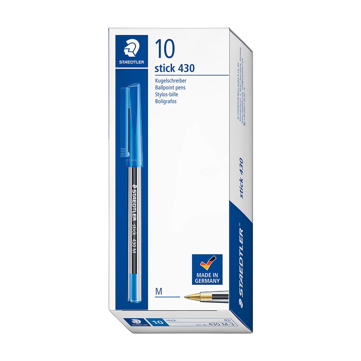 Staedtler Bolígrafo Stick Punto Mediano 10 Piezas