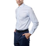 DKNY Camisa para Caballero Azul Cuello 15.5 Manga 34/35