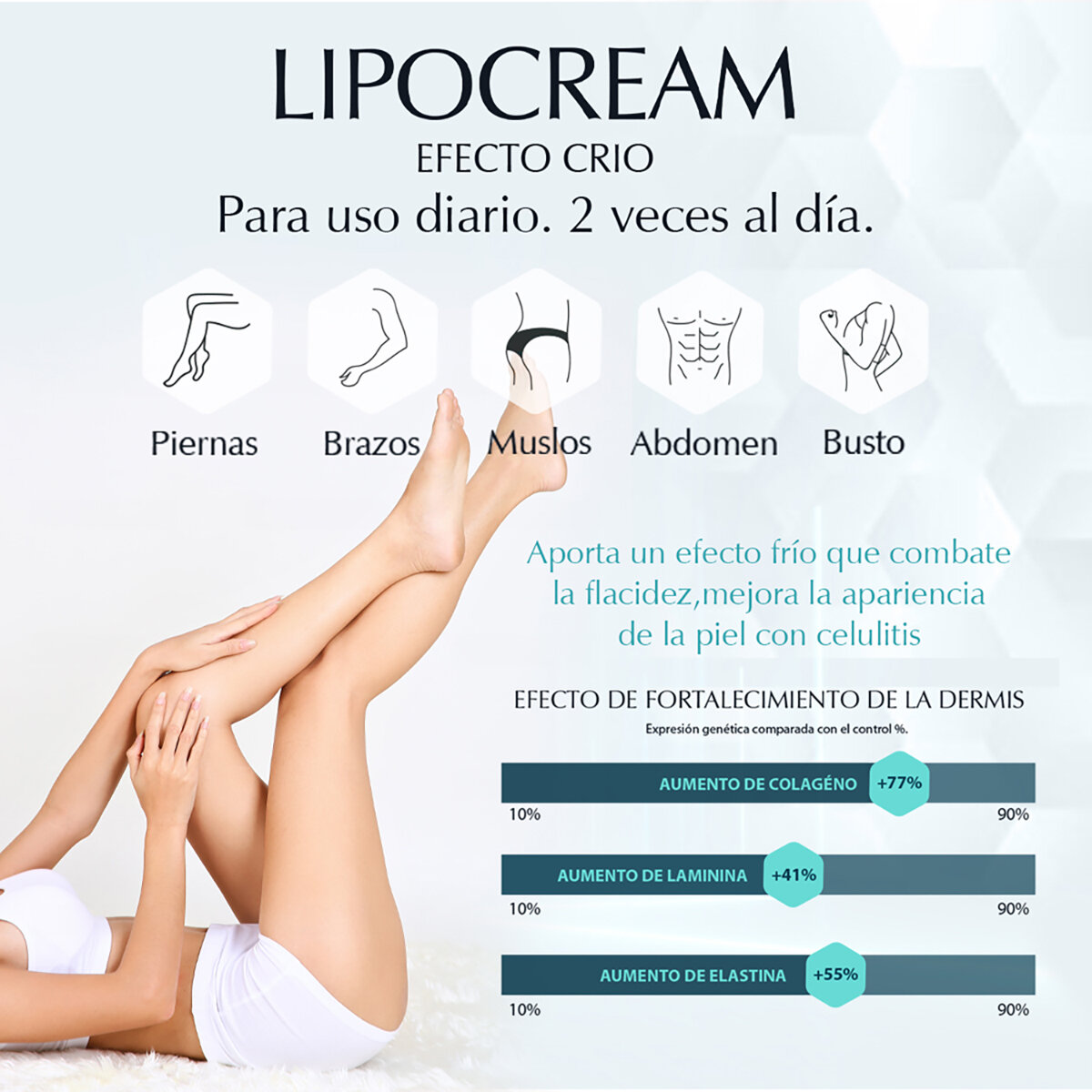 Marie D´Argan, Crema Reductora Lipo, 454 ml