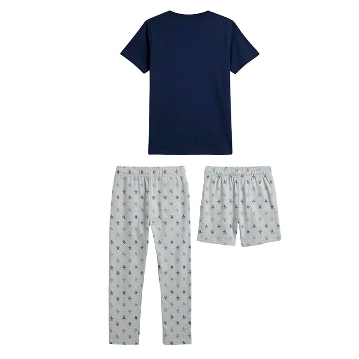 Original Penguin Pijama 3 piezas para Niños Azul 8 / 10 Años Original Penguin Pijama 3 piezas para Niños Azul 8 / 10 Años