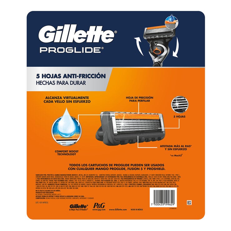 Gillette ProGlide Repuestos para Afeitar 16 Unidades