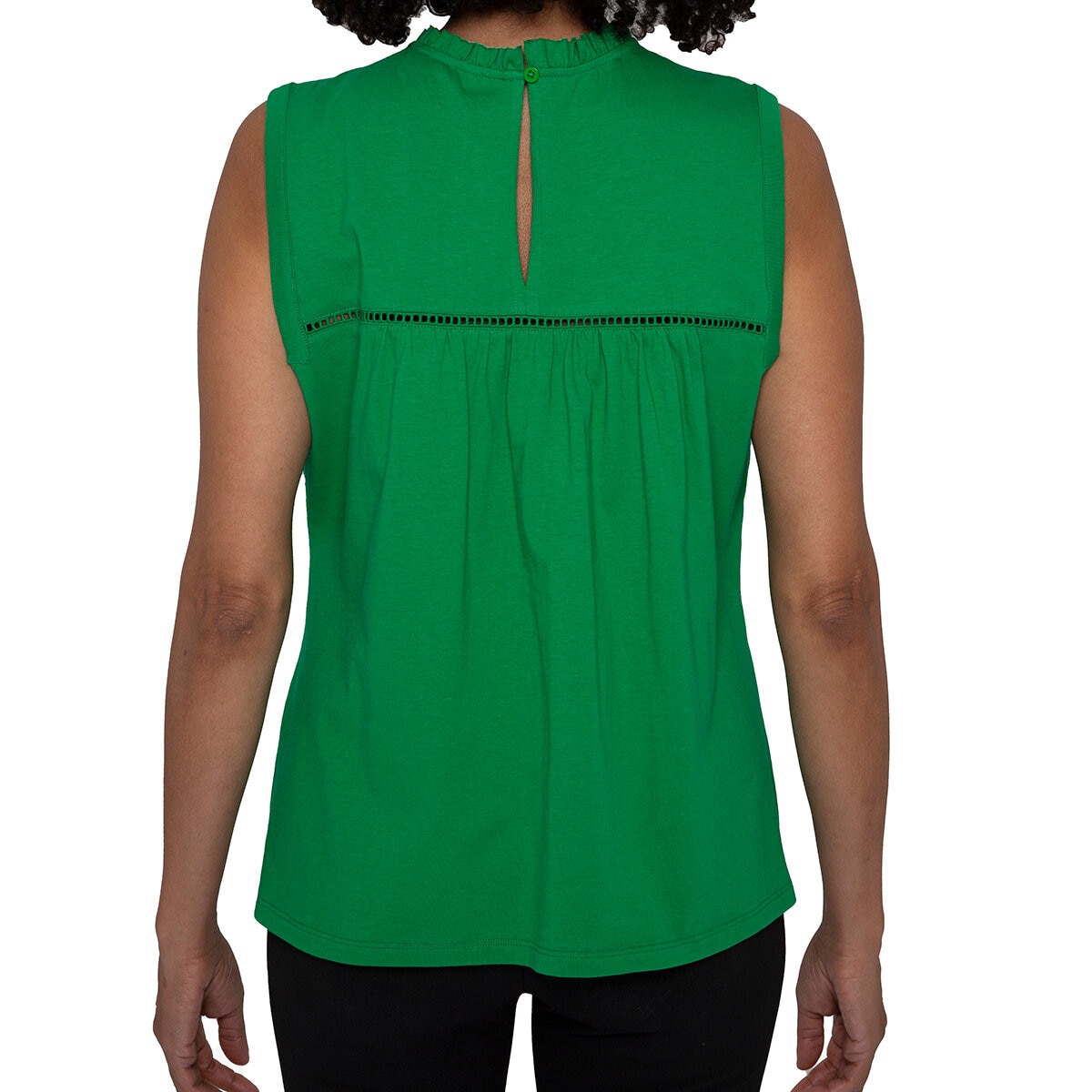 Mario Serrani Italy Blusa para Dama Verde Extra Chica
