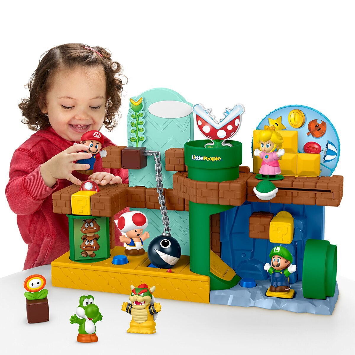 Little People, Aventuras de Mario Set de Juego Little People, Aventuras de Mario Set de Juego