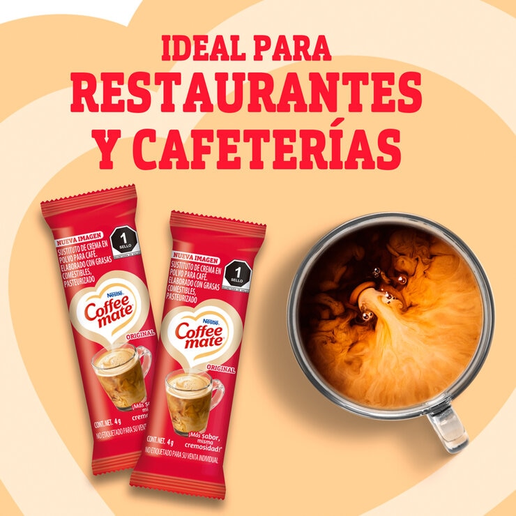 Coffee Mate Sustituto de Crema en Polvo 200 sobres de 4 g